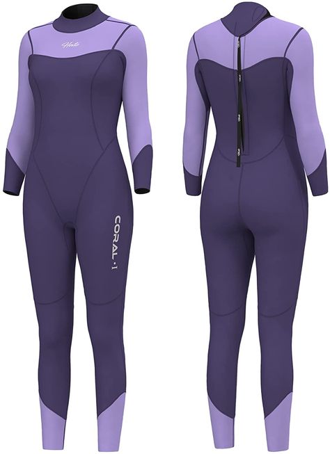 Women Scuba Diving Wetsuit, Full Body Swimming Suit, Diving Suit Women, Modest Swimming Suits For Women, Wet Suit Aesthetic, Cute Wetsuits, Surfing Outfits Women, Hexagon Plan, Wet Suits For Women