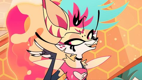 Beelzebub Helluva Boss, Queen Beelzebub, Queen Bee Helluva Boss, Bee Helluva Boss, Queen Bees Art, Bee Icon, Boss Queen, New Gods, Helluva Boss And Hazbin Hotel