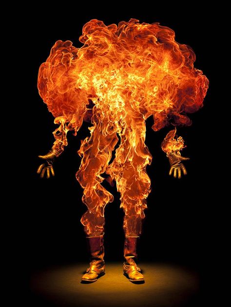 Fire Man, Man On Fire, Human Torch, Fire Element, Fire Art, Light My Fire, Fire And Ice, On Fire, Surrealism