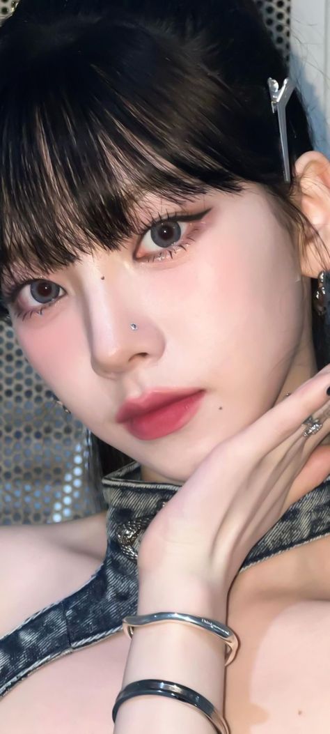 Karina Eye Makeup, Aespa Eye Makeup, Aespa Karina Makeup, Karina Aespa Makeup, Kpop Makeup Looks, Aespa Makeup, Karina Makeup, Kpop Idol Makeup, Idol Makeup