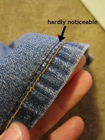 Transform Jeans, Stitching Hacks, Jeans Repair, Tips Menjahit, Homemade Clothes, Hemming Jeans, Sewing Alterations, Hemma Diy, Modest Style