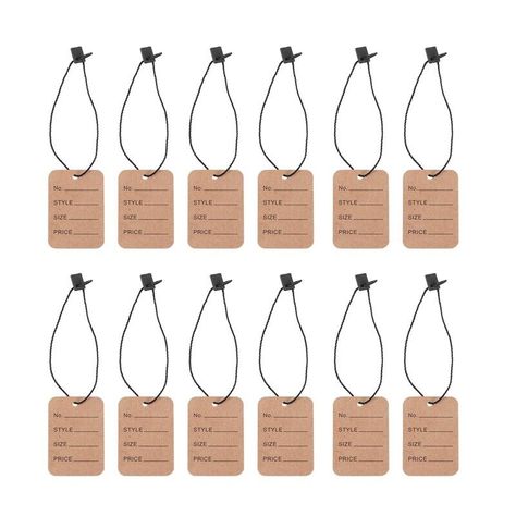 1000 Pieces Tags and Tag String, Clothing Tags for Clothing Marking T O8B3 Package contains: you'll get 500 pieces coupon tags, 500 pieces hang tag strings, a convenient combination for clothing shop owners to display product information Size details: marking tag is 1.38 x 1.97 inch/ 3.5 x 5 cm, tag hole is 4 mm, and 7 inch/ 18 cm string is suitable for tag holes with a diameter of 1/8th inch and larger. Quality material: clothing tags are made of craft card, which makes them sturdy and have sur Craft Card, Push It, Clothing Tags, Price Tags, Woven Labels, Price Tag, Hang Tags, Gift Wrapping Supplies, Card Craft