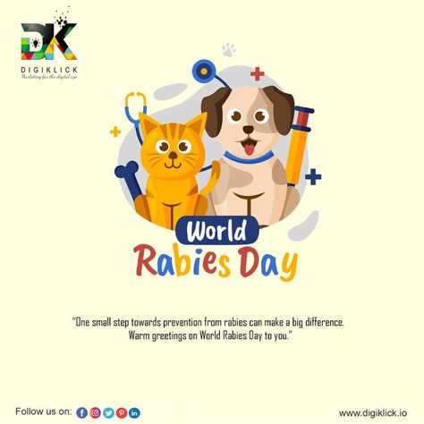 Happy World Rabies Day 202 World Rabies Day, One Small Step, Branding Agency, Digital Marketing Services, Digital Marketing Agency, Pikachu, Digital Marketing, Mario Characters, Education