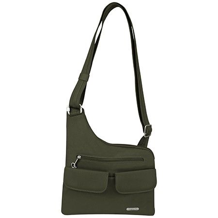 Travel or commute with piece of mind. Travelon's Anti-Theft Classic Crossbody Bag is stocked in olive or black Crossbody Travel Bag, Travelon Bags, Classic Crossbody Bag, Anti Theft Bag, Travel Safety, Camping Ideas, Anti Theft, Flap Pocket, Travel Accessories