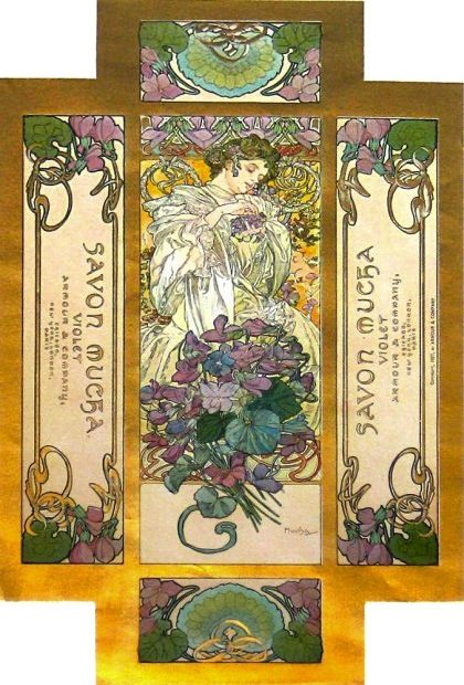 Alphonse Mucha: Early Art Nouveau Package Design Modern Art Diy, Alphonse Mucha Art, Mucha Art, Alfons Mucha, Art Nouveau Illustration, Art Nouveau Poster, Nouveau Jewelry, Jewelry Tattoo, Diy Art Projects