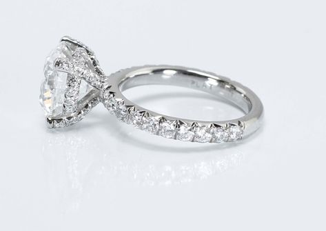 What Are The Best Diamond Shapes For My Engagement Ring? | Adiamor Radiant Diamond Engagement Rings, Setting Engagement Ring, Pave Solitaire Engagement Ring, Baguette Engagement Ring, Unique Engagement Ring Settings, Future Engagement Rings, Engagement Sets, French Cut, Dream Engagement Rings