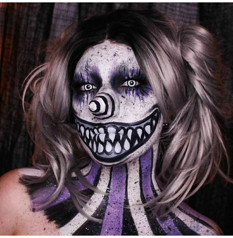 Haunted House Makeup, Creepy Clown Makeup, Make Up Halloween, Halloween Makeup Clown, Halloween Costumes 2022, Scary Clown Makeup, Hot Halloween, Creepy Halloween Makeup, Special Fx Makeup