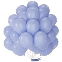 Dusty Blue Balloons, Light Blue Balloons, Lavender Balloons, Pink Gold Birthday, Ocean Theme Party, Orange Balloons, White Confetti, Pastel Balloons, Purple Balloons