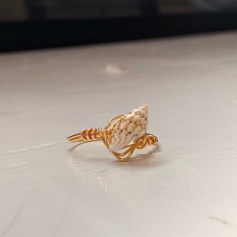 Seashell Ring, Mushroom Ring, Surf Jewelry, Mushroom Jewelry, Seashell Jewelry, Shell Ring, Dragon Jewelry, Jewelry Accessories Ideas, Jewelry Lookbook