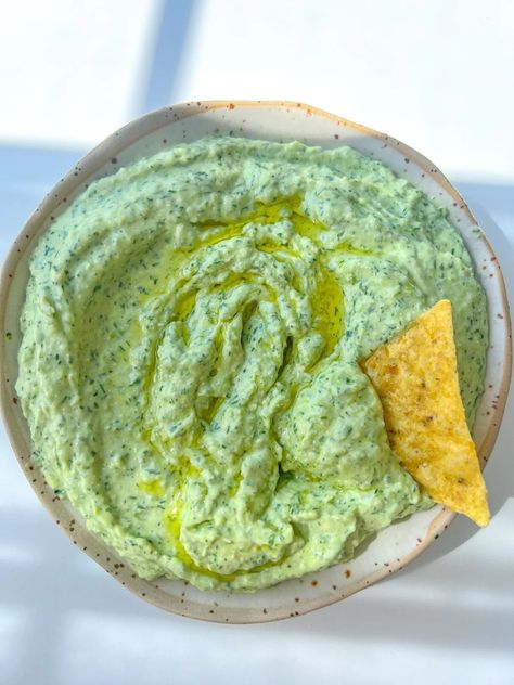 Green Goddess Dip Recipe - The Modern Nonna Green Goddess Dip Recipe, Orange Blender Cake, Easy Home Cooked Meals, Cucumber Boats, The Modern Nonna, Zucchini Cakes, Modern Nonna, Green Goddess Dip, Salad Cucumber