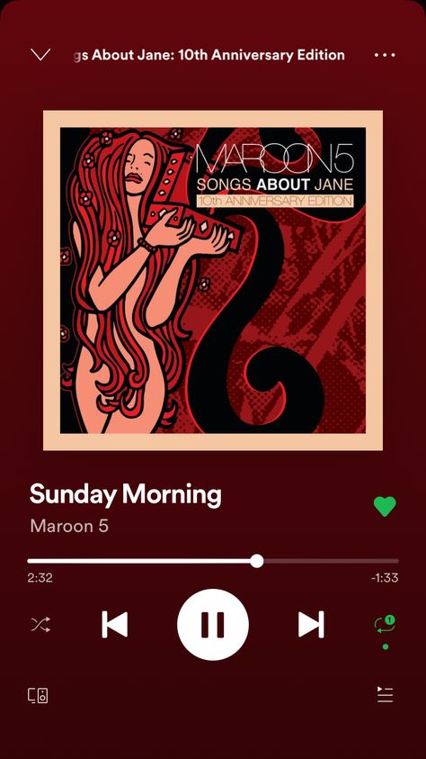 Sunday Morning Song, Sunday Morning Maroon 5, Songs About Jane, She Will Be Loved, Spotify Songs, Love Radio, Ancestry Family Tree, Best Sister Ever, Highlights Instagram