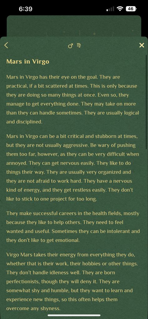 Mars Virgo, Virgo Meaning, Virgo Mars, Rising Scorpio, Virgo Power, Mars In Virgo, Astrology Meaning, Divine Masculine, Aries Sign