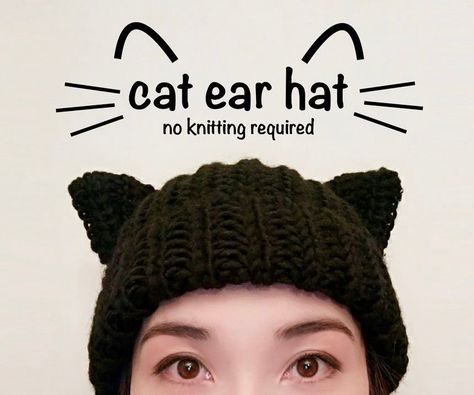 Picture Of Cat, Cat Ear Hat, Cat Valentine Victorious, Ariana Grande Facts, Ear Hat, Cat Ears Hat, Cat Eared Beanie, Sewing Machine Thread, Cat Allergies