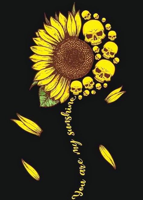 Skull Tattoo, Sunflower