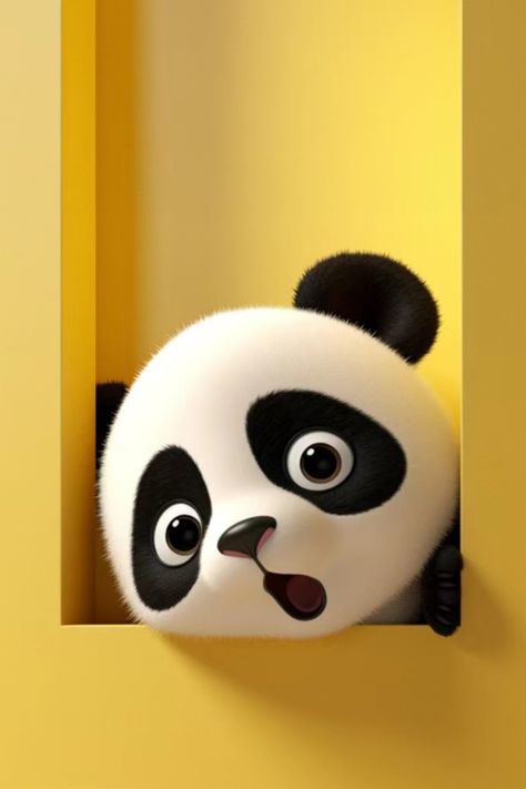 Panda Pics For Dp, Panda Dp, Panda Wallpaper Iphone, Panda Bears Wallpaper, Collage Photo Frame Design, Cute Panda Cartoon, رسم كاريكاتير, Cartoons Dp, Animal Illustration Art