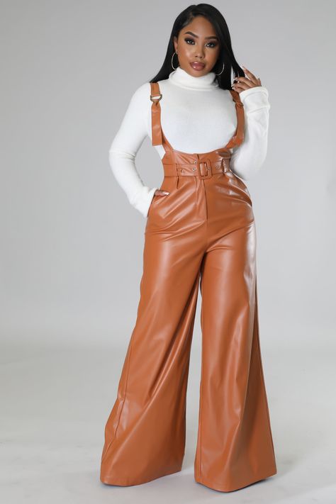 Leather Jumpsuit With Gold Chain Belt, Luxury Chic Overalls Jumpsuits And Rompers, Chic Luxury Overalls Jumpsuits And Rompers, Luxury Casual White Cargo Pants, Luxury White Casual Cargo Pants, Chic Luxury Overalls Jumpsuit, Luxury Chic Skirt Suit With Button Closure, Luxury Sleeveless Jumpsuits And Rompers For Beach, Luxury Elegant Overall Jumpsuits And Rompers