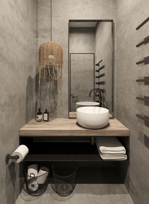 Loft Toilet, Small Eco House, Modern Eco Friendly Home, Eco House Design, Wc Design, Casa Vintage, Toilet Design, Small Bath, Contemporary Bathrooms