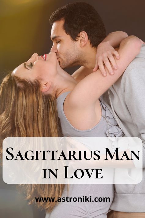 When a Sagittarius is in love with you, you are chased, pursued, and find yourself in exciting adventures and trips. He will make sure you have as many memories together as possible. Sagittarius Men Relationships, Sagittarius Facts Male, Sagittarius Boyfriend, Sagittarius In Love, Sagittarius Man In Love, Men In Love Signs, Sagittarius Men, Sagittarius Personality, Sagittarius Relationship