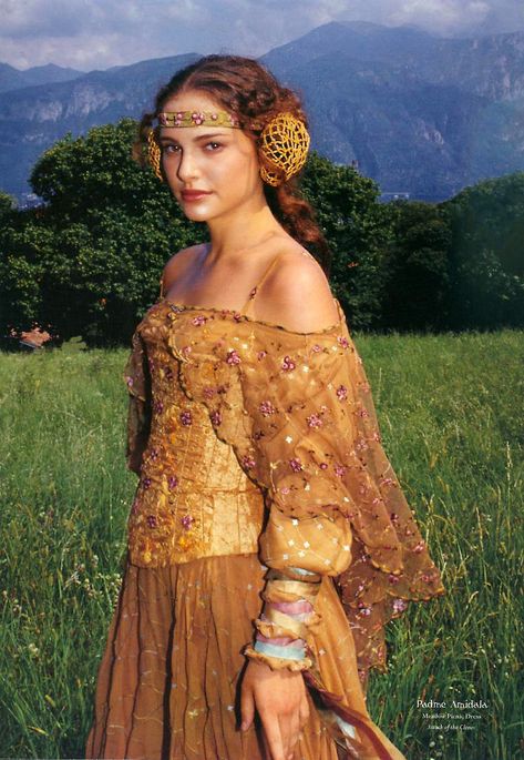 Padme Outfits, Meadow Picnic, Amidala Costume, Padme Amidala Costume, Padme Costume, Star Wars Padme, Queen Amidala, Padmé Amidala, Anakin And Padme