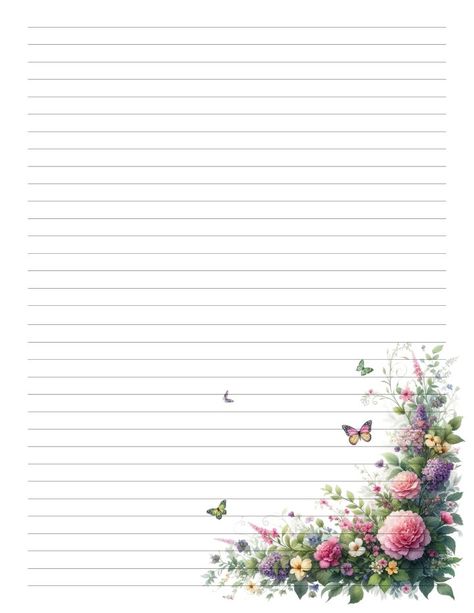 Free Printable Floral Stationary Free Stationary Printable Templates, Free Printable Christian Stationary, Stationary Printable Free, Fairy Stationary Free Printable, Free Printable Stationary With Lines, Free Printable Sunflower Stationary, Free Printable Stationery Paper, Printable Stationery Paper, Free Printable Stationery Paper No Lines