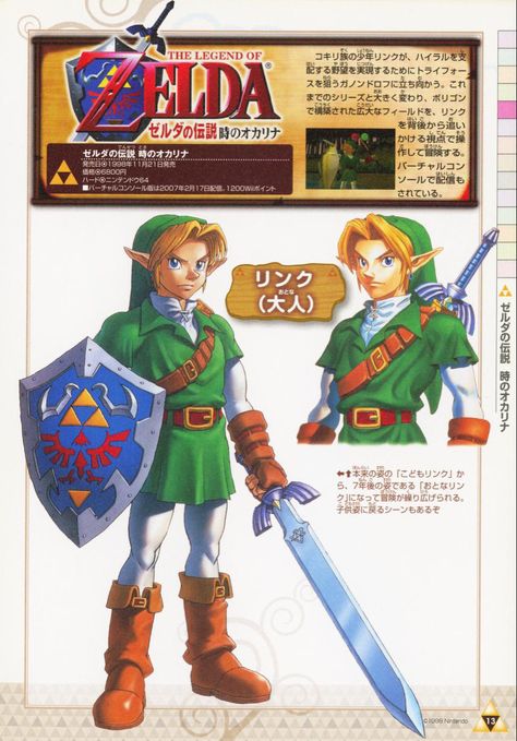 Oot Link, Legend Of Zelda Characters, Ocarina Of Times, Zelda Tattoo, Zelda Funny, Character Model Sheet, Zelda Art, Ocarina Of Time, Game Character Design