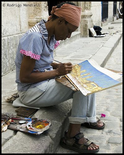 Street Painter Crooked Face, Street Painter, Painter Photography, Painting Media, Aspiring Artist, Maybe One Day, New Uses, Types Of Painting, New Media