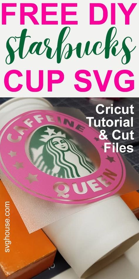 Cricut Joy Starbucks Cup, Starbucks Cup Svg File Free, Diy Starbucks Cup Cricut, Free Svg Files For Cricut Starbucks Cups, Starbucks Svg Free, Starbucks Cricut Ideas, Free Starbucks Svg For Cricut, Starbucks Vinyl Cup Decals, Free Svg Files For Starbucks Cups