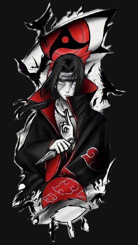 Stoic Anime, Itachi Akatsuki, Itachi Mangekyou Sharingan, Best Naruto Wallpapers, Naruto Wallpaper Iphone, Arte Ninja, Anime Lock Screen Wallpapers, Mangekyou Sharingan, Itachi Uchiha Art