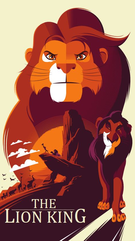 Lion King Poster, Tom Whalen, Mondo Posters, King Tom, Disney Poster, Disney Movie Posters, Lion King Movie, Animation Disney, Childhood Characters