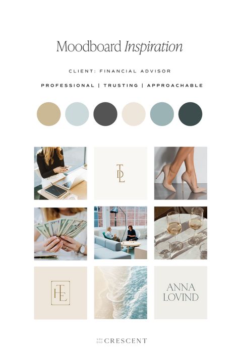 Personal Branding Colors, Client Board Fashion Design Ideas, Personal Brand Mood Board, Brand Kit Colors, Business Mood Board Inspiration, Color Branding Mood Board, Wellness Mood Board, Brand Color Palette Mood Boards, Brand Moodboard Inspiration