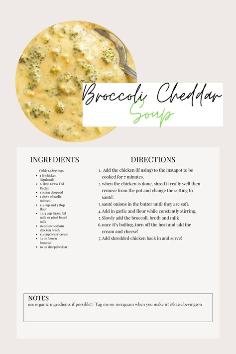 Katie Bevington Recipes, Katie Bevington, Healthy Broccoli Soup, Loaded Broccoli, Pro Metabolic, Tornado Potato, Broccoli And Cheddar, Healthy Broccoli, Banana Bread Recipe Moist