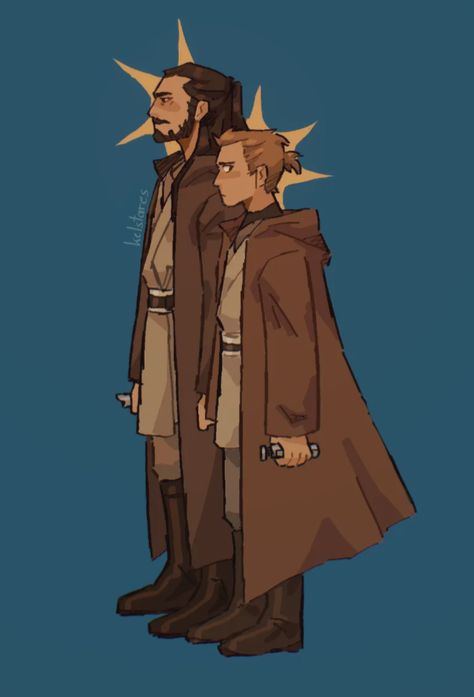 kel :) on Tumblr Master And Apprentice, The Apprentice, Star Wars Books, Star Wars Drawings, Star Wars Fan Art, Star Wars Pictures, Obi Wan Kenobi, New Star Wars, Oh My God