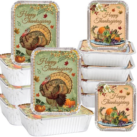 Price: $9.99#worldbazaar #thanksgiving #aluminum #containers #vintage #thanksgiving #leftover #containers #disposable #turkey #aluminum #containers #thanksgiving #party #favors Leftover Containers, Thanksgiving Party Favors, Thanksgiving Sweet Treats, Aluminum Foil Pans, Thanksgiving Leftover, Gratitude Activities, Festive Table Setting, Vintage Thanksgiving, Thanksgiving Leftovers