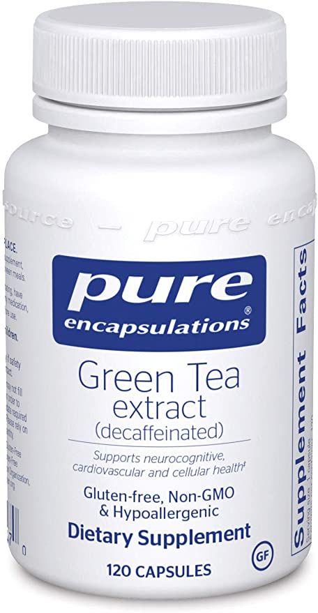 Amazon.com: Pure Encapsulations - Green Tea Extract (Decaffeinated) - Hypoallergenic Antioxidant Support for All Cells in The Body* - 120 Capsules: Health & Personal Care Pure Encapsulations, Lactobacillus Acidophilus, Alpha Lipoic Acid, Digestive Enzymes, Vitamin D3, Premium Ingredients, Immune Health, Vitamin D, Health Supplements