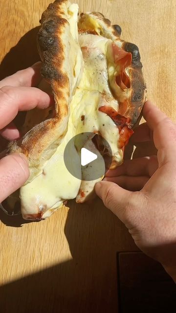 Sean Sullivan on Instagram: "I made a Bourdain-style pizza sandwich. It was tasty! The pan-fried mortadella was crispy and flavorful, perfectly paired with the melted provolone cheese on crispy sourdough “pizza bread.” I added a delicious tang with some mustard and mayo.   #pizzasandwich #mortadella #pizzaholic #pizzatime #pizzachef #crispy #sarnie" Mortadella Pizza Sandwich, Sean Sullivan, Pizza Chef, Pizza Sandwich, Sourdough Pizza, Provolone Cheese, Pizza Bread, Provolone, Frying Pan