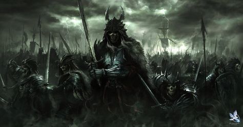 Army of the Dead Fantasy Demon, Warriors Wallpaper, Dark Warrior, Groove Metal, Army Wallpaper, World Of Fantasy, Art Video, Thrash Metal, Fantasy Warrior