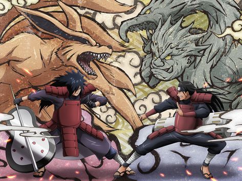 Hashirama Senju vs Madara Uchiha | Borutage by AiKawaiiChan on DeviantArt Madara Vs Hashirama, Madara And Hashirama, Madara Wallpaper, Naruto Amv, Naruto Tattoo, Naruto Vs Sasuke, Naruto Sketch, Naruto Uzumaki Art, Naruto Fan Art