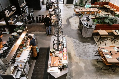 Are Melbourne’s Cafes Out of Ideas? Melbourne Cafe, Coffee Roaster, Coffee Shop Design, Cafe Interior Design, Cafe Interior, Of Ideas, Herb Garden, All Design, Coffee Shop