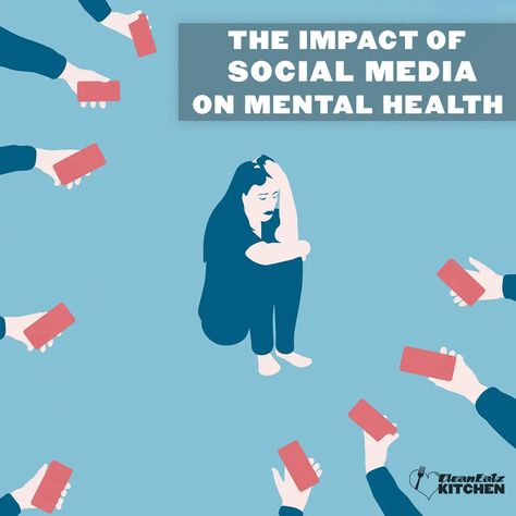 Impact Of Social Media On Mental Health, Social Media Mental Health, Infographic Animation, Mental Health Statistics, Impact Of Social Media, Social Media Impact, Health Images, Social Media Usage, A Healthy Relationship