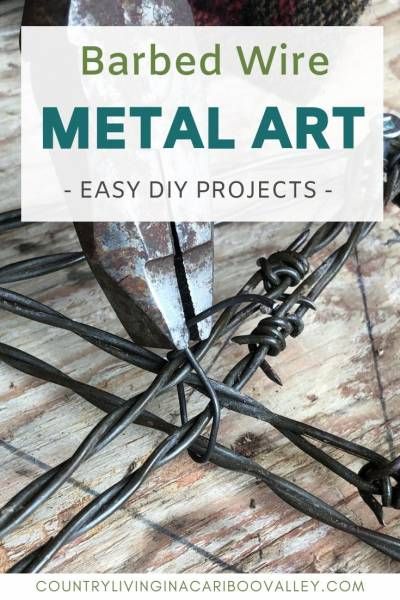 How to Make a Barbed Wire Star - Farmhouse Decor Barbed Wire Star, Barbed Wire Decor, Barb Wire Crafts, Barbed Wire Wreath, Barbed Wire Art, Wire Star, Cool Welding Projects, Welding Crafts, Wire Diy