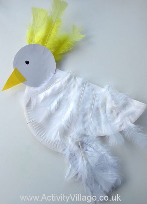 Paper Plate Cockatoo Australian Animal Craft, Australian Crafts, Australia For Kids, Animal Crafts Preschool, Australia Crafts, Aussie Animals, Baby Dance, Toddler Craft, Animal Craft