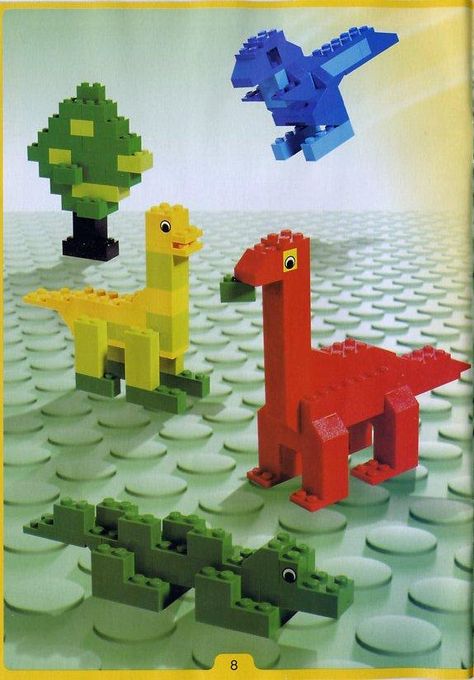 Old LEGO® Instructions | letsbuilditagain.com Lego Therapy, Lego Diy Crafts, Lego Basic, Friends Lego, Lego Dinosaur, Minecraft Lego, Instructions Lego, Lego Books, Lego Challenge