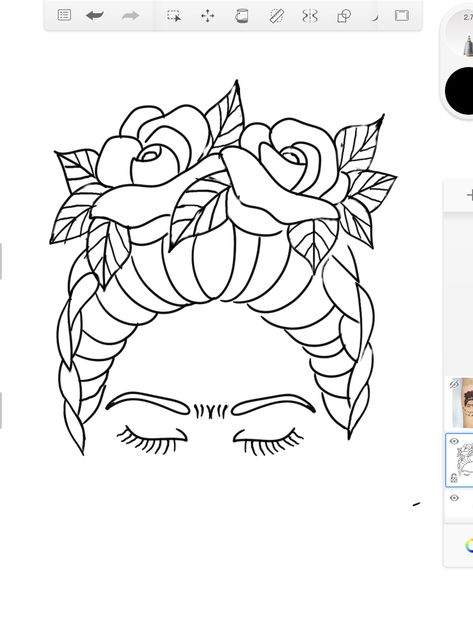 Frida Kahlo Eyebrows, Embroidery Frida Kahlo, Frida Kahlo Drawing Simple, Frida Embroidery, Frida Kahlo Embroidery, Frida Kahlo Drawing, Continuous Line Tattoo, Wrist Tattoo Ideas, Wrist Tattoo Designs