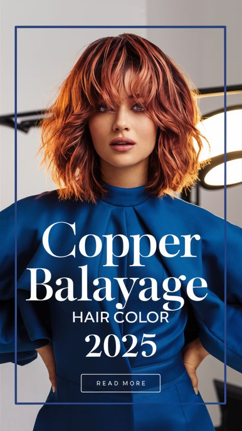 Copper Hair Color Balayage, Brown Copper Hair Color Balayage, Hair Color Balayage Blonde, Brown Copper Hair Color, Copper Brown Balayage, Copper Shag, Brown Copper Hair, Copper Balayage Hair, Blonde Styles