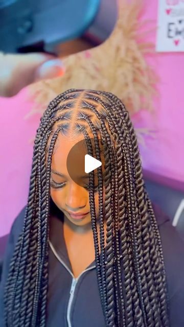 ProtectiveStyles on Instagram: "Will this be the new trending style? Would you rock it? @golden.touch_tt calls it the “Hybrid Braid” . . #protectivestyles #braids #twist #naturalhair #senagalesetwist #knotlessbraids" Bookings Available, Braids Twist, Hair Braider, Braids Hairstyles Pictures, Braided Hairstyles For Teens, Short Men Fashion, Braids With Curls, Mens Braids Hairstyles, Black Kids Hairstyles