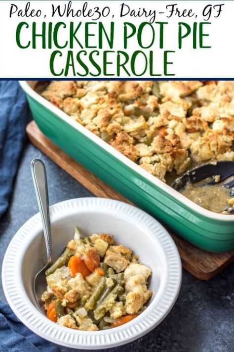 Paleo Chicken Pot Pie Casserole, Whole 30 Chicken Pot Pie Casserole, Whole30 Chicken Pot Pie, Gluten Free Chicken Pot Pie Casserole, Dairy Free Chicken Pot Pie Casserole, Keto Chicken Pot Pie Casserole, Whole 30 Chicken Pot Pie, Whole 30 Casserole Recipes, Aip Chicken Pot Pie