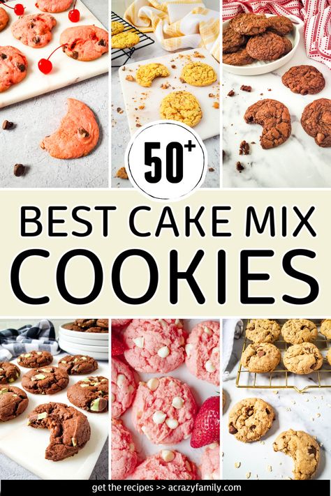 Homemade cookies don’t get much easier! Using a cake mix base makes cookie-making a breeze. Enjoy all the different varieties and trying all of these easy recipes with your family. Whether you want a festive holiday cookie or an anytime treat, our collection of cake mix cookie recipes has the perfect recipe for you. Christmas Cake Box Cookies, Wedding Cake Cookies Recipe, Cookies With Cake Mix Easy, Cake Box Cookies Recipes, Grinch Foods, Best Cake Mix Cookies, Cookies From Cake Mix Recipes, Cake Mix Cookies Recipes, Betty Crocker Sugar Cookie Mix