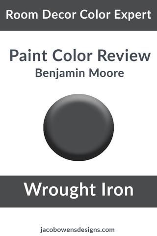 Benjamin Moore Wrought Iron Bathroom, Wrought Iron By Benjamin Moore, Benjamin Moore Wrought Iron Complimentary Colors, Iron Gate Paint Color, Colors That Go With Benjamin Moore Wrought Iron, Benjamin Moore Wrought Iron Front Door, Wrought Iron Vs Iron Ore Paint, Wrought Iron Kitchen Cabinets, Benjamin Moore Wrought Iron Exterior