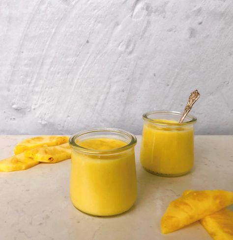 Pineapple Curd | Allrecipes Pineapple Curd Recipe, Scalloped Pineapple, Pineapple Curd, Pineapple Bread Pudding, Curd Recipes, Quick And Easy Sweet Treats, Pineapple Bread, Cafe Recipes, Passion Fruit Curd