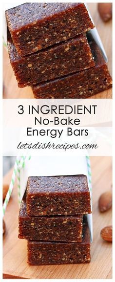 Fruit Bars Recipe, Bars Recipes Healthy, No Bake Energy, Energy Bars Recipe, Healthy Snack Bars, Lara Bars, Healthy Bars, Fruit Bar, Bars Recipe